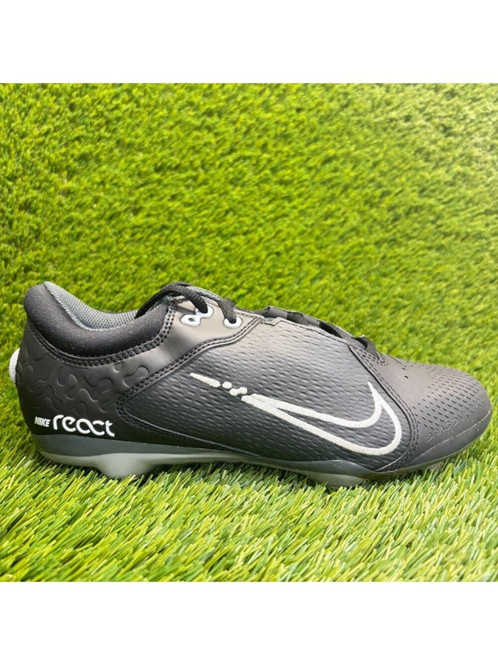 Nike HyperDiamond 4 Elite Womens Size 8 Black Running Outdoor Softball Cleats